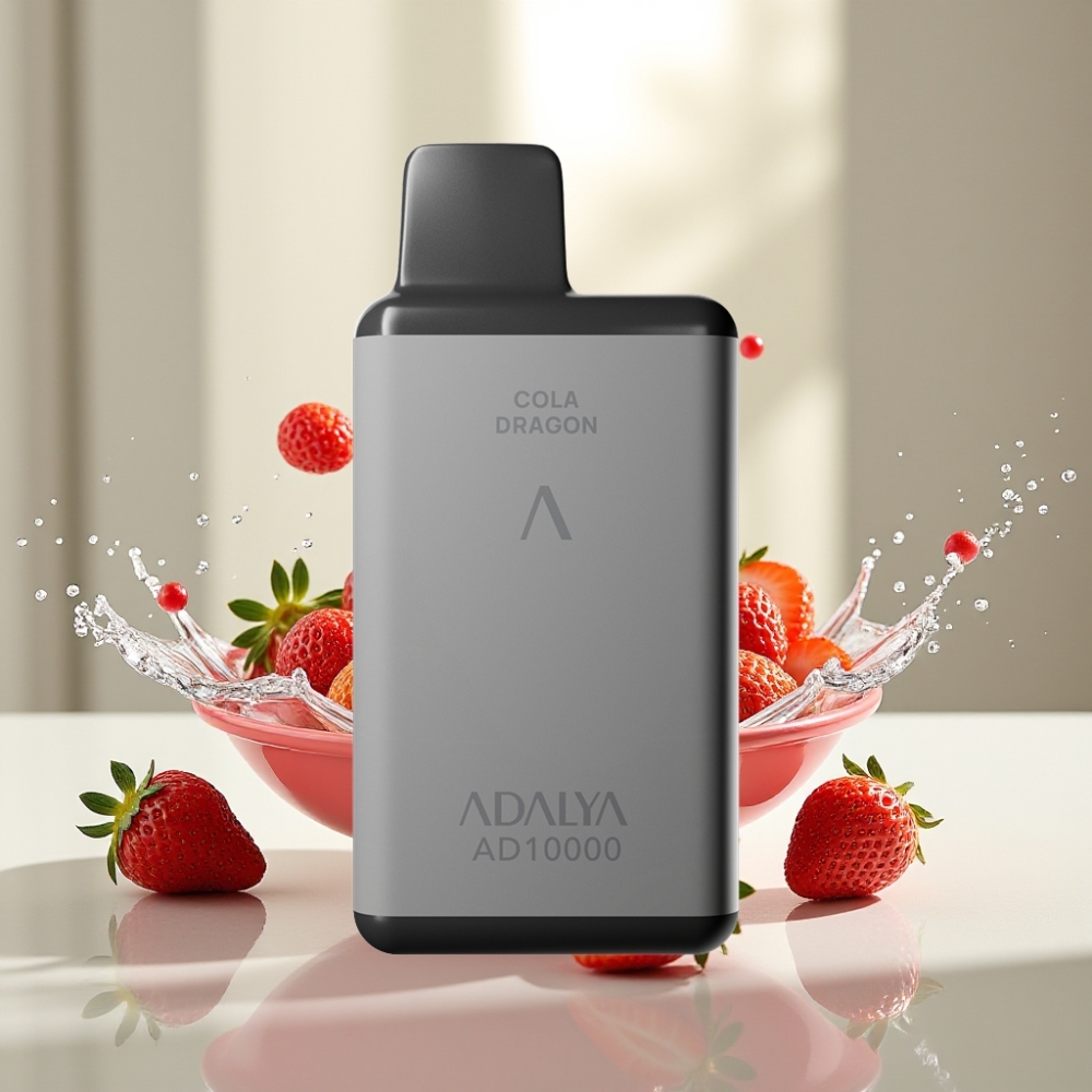 Adalya AD 10000 Puffs Braškynių Trūkčiojimas 14ml 2 650mAh USB-C