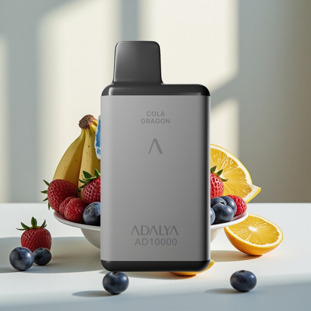 Adalya AD 10000 Puffs Disposable Vape Mėlynasis Ledas 14 ml 2 USB-C