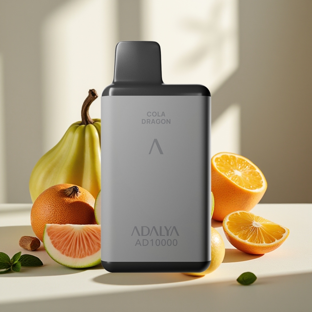 Adalya AD 10000 Puffs Disposable Vape Mėta 14 ml 2 nikotino USB-C