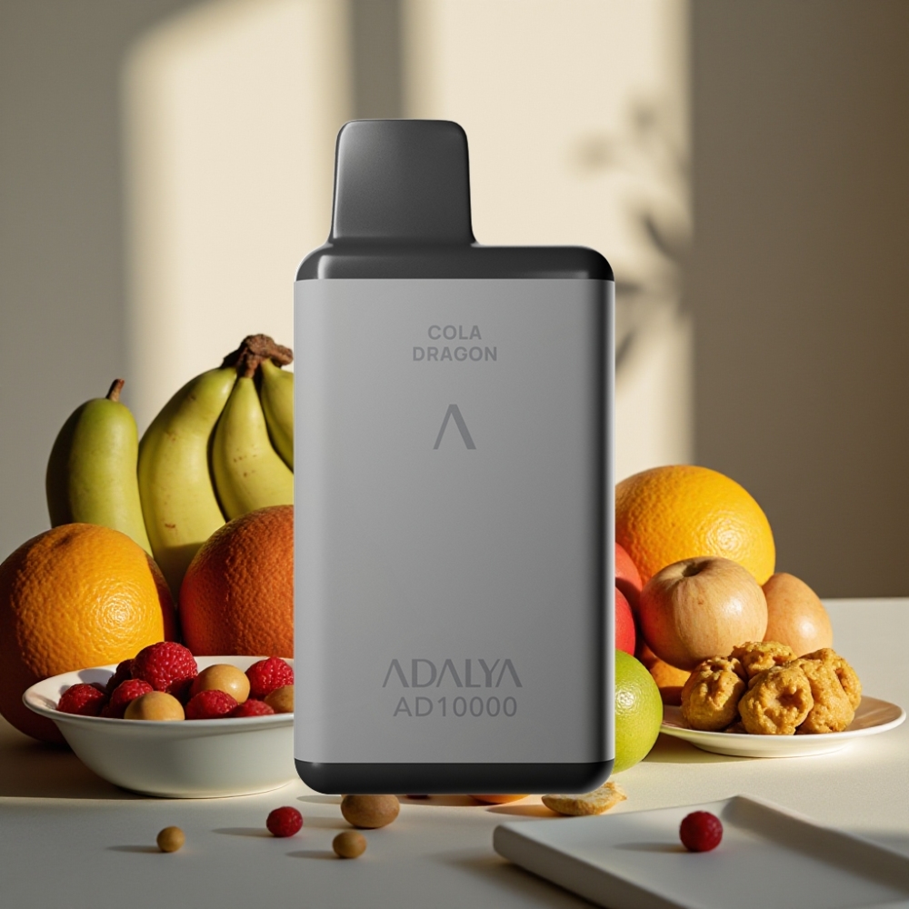 Adalya AD 10000 Puffs Kosminė pilka 14ml 2 USB-C