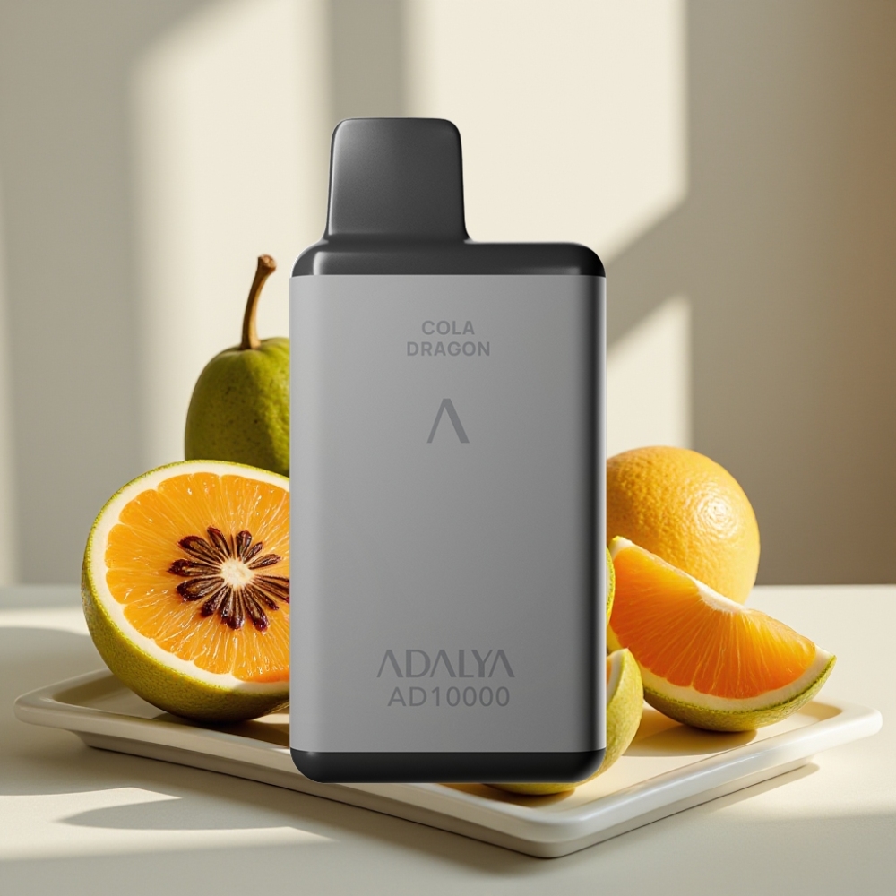 Adalya AD 10000 Puffs Kosminė pilka Hawaii USB-C 650 mAh