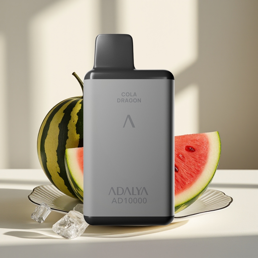 Adalya AD 10000 Puffs Space Gray USB-C 14ml 2 Arbūzas su Ledu
