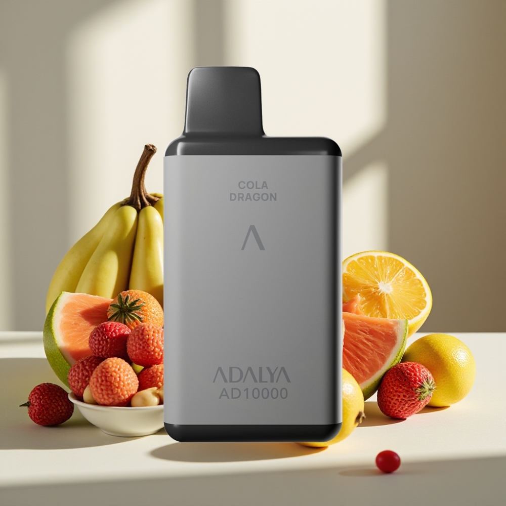 Adalya AD 10000 Puffs kosminė pilka 14 ml 2 USB-C
