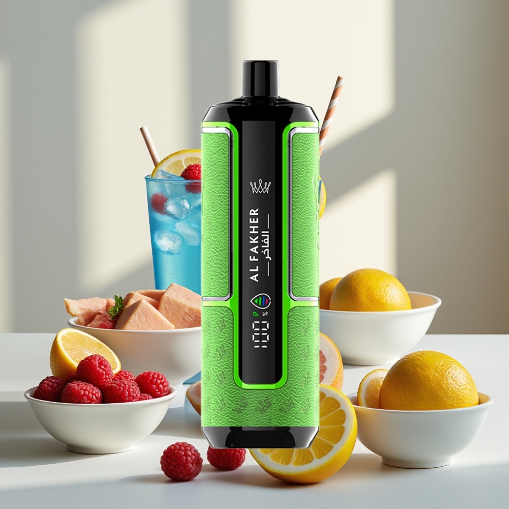 Al Fakher Crown Bar 15K Hypermax 22ml 600mAh Mėlynojo avietės limonado