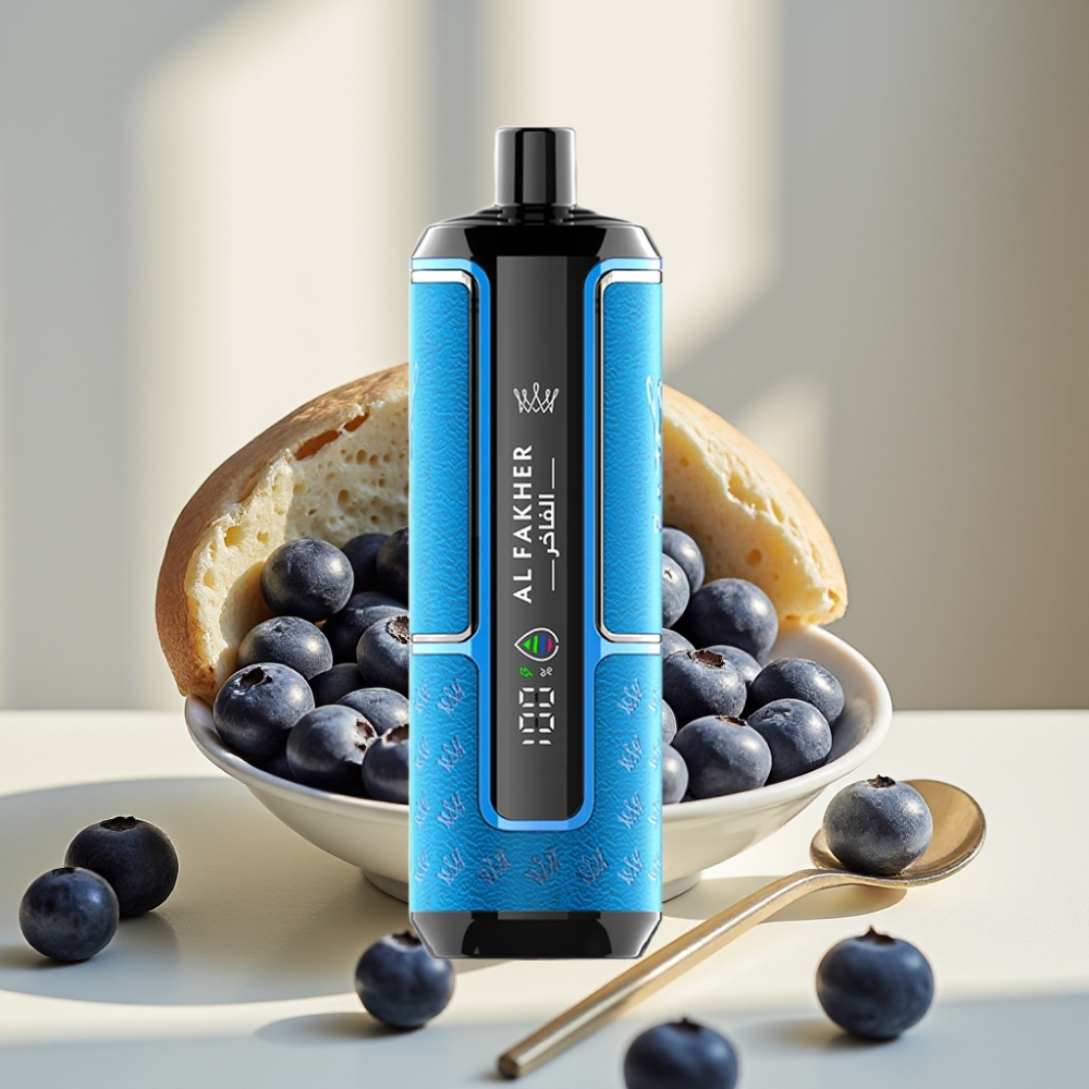 Al Fakher Crown Bar 15K Hypermax 22ml 600mAh Type-C Mėlynių Gumiukų