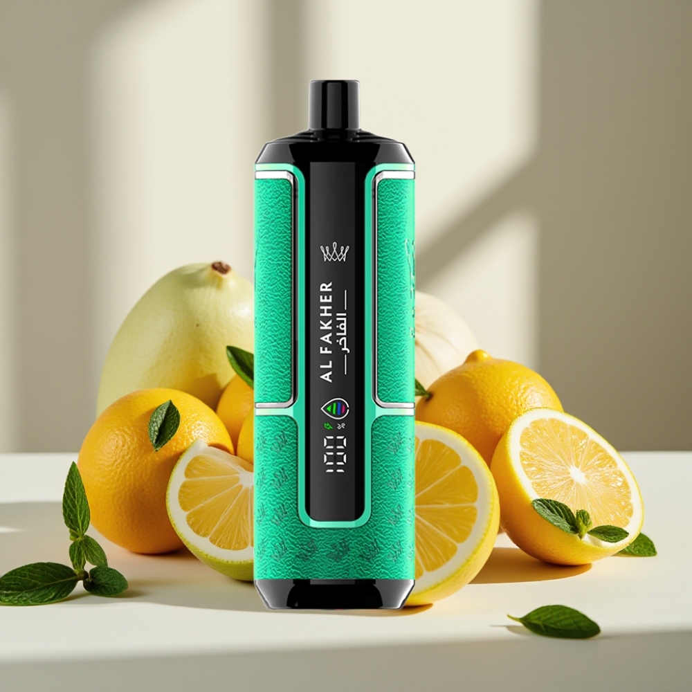 Al Fakher Crown Bar 15K Hypermax DTL Vapas 22ml 600mAh Citrina Mėta