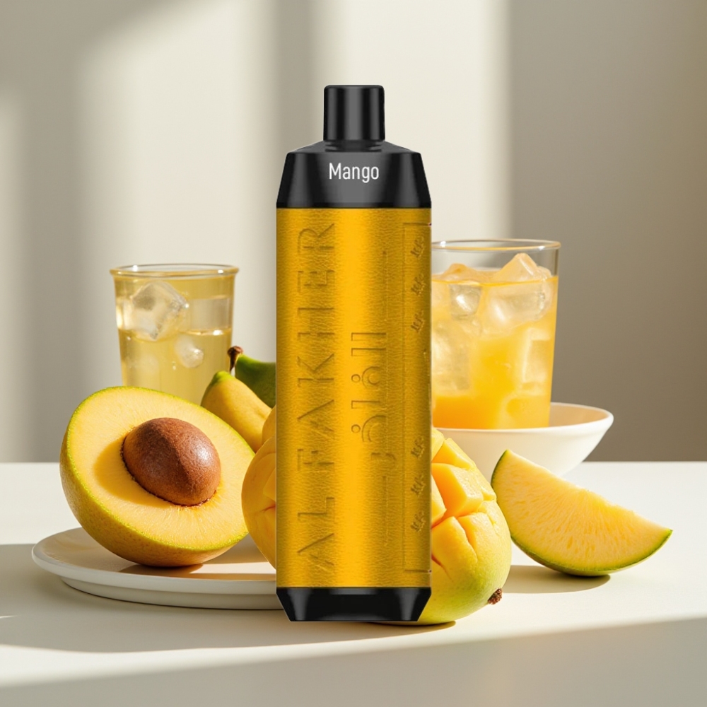 Al Fakher Crown Bar 8000 Crystal Disposable Vape Mango Ice 18ml 5mg 600mAh