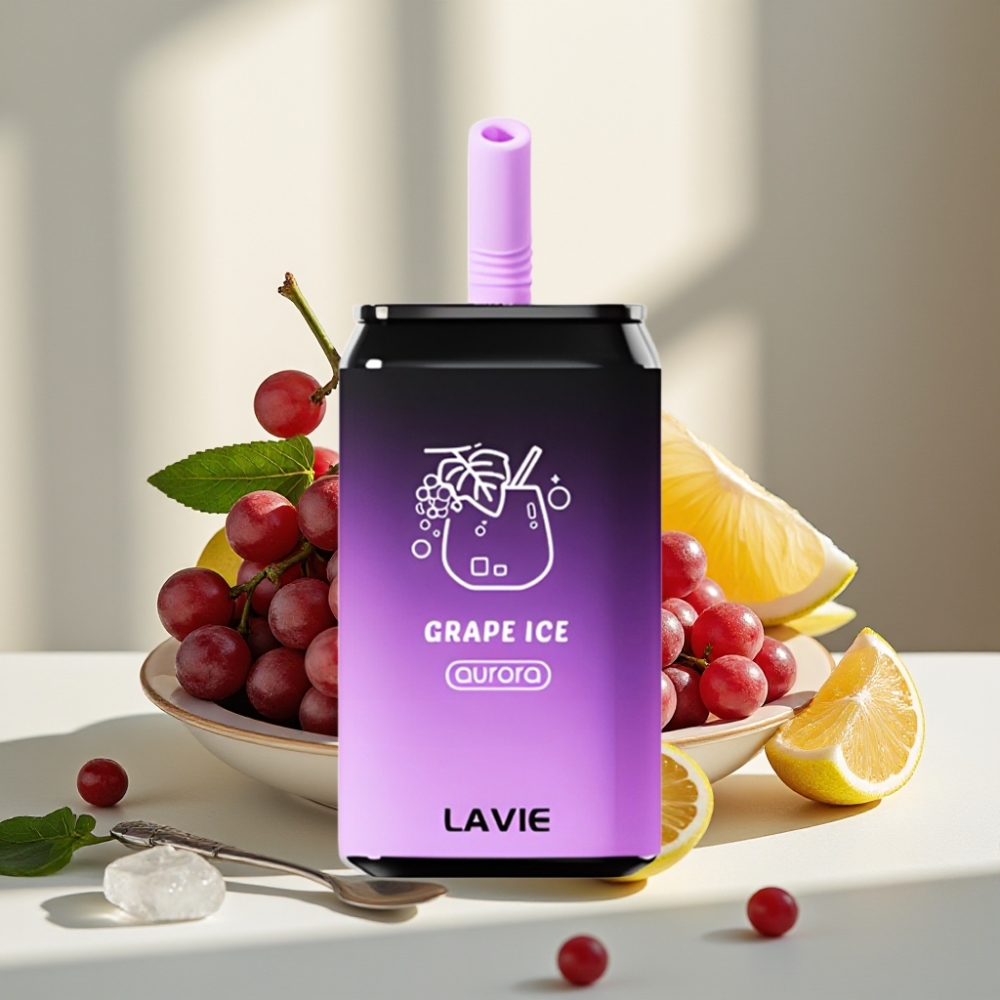 LAVIE Aurora 11000 Puffs 22ML 650mAh Type C Vynuogių Ledas
