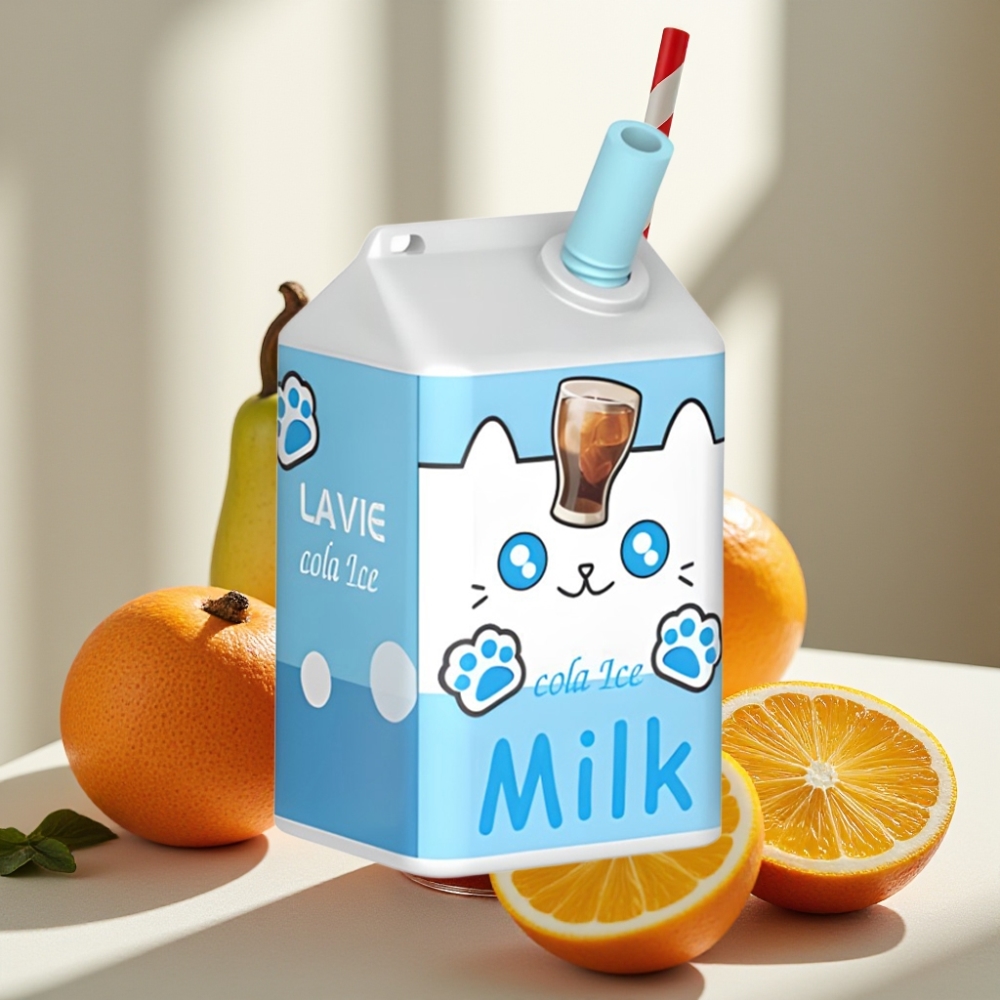 LAVIE Milk 7000 Puffs 16ML 5 Type C Kola Su Ledais ir Pienas