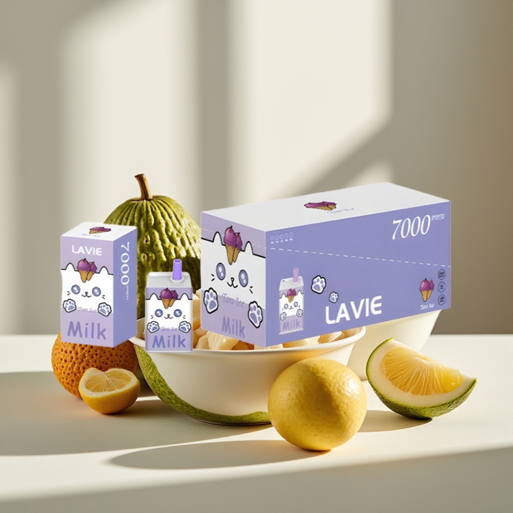 LAVIE Milk 7000 Puffs 16ML 5 Type C Taro Ledas ir Pienas