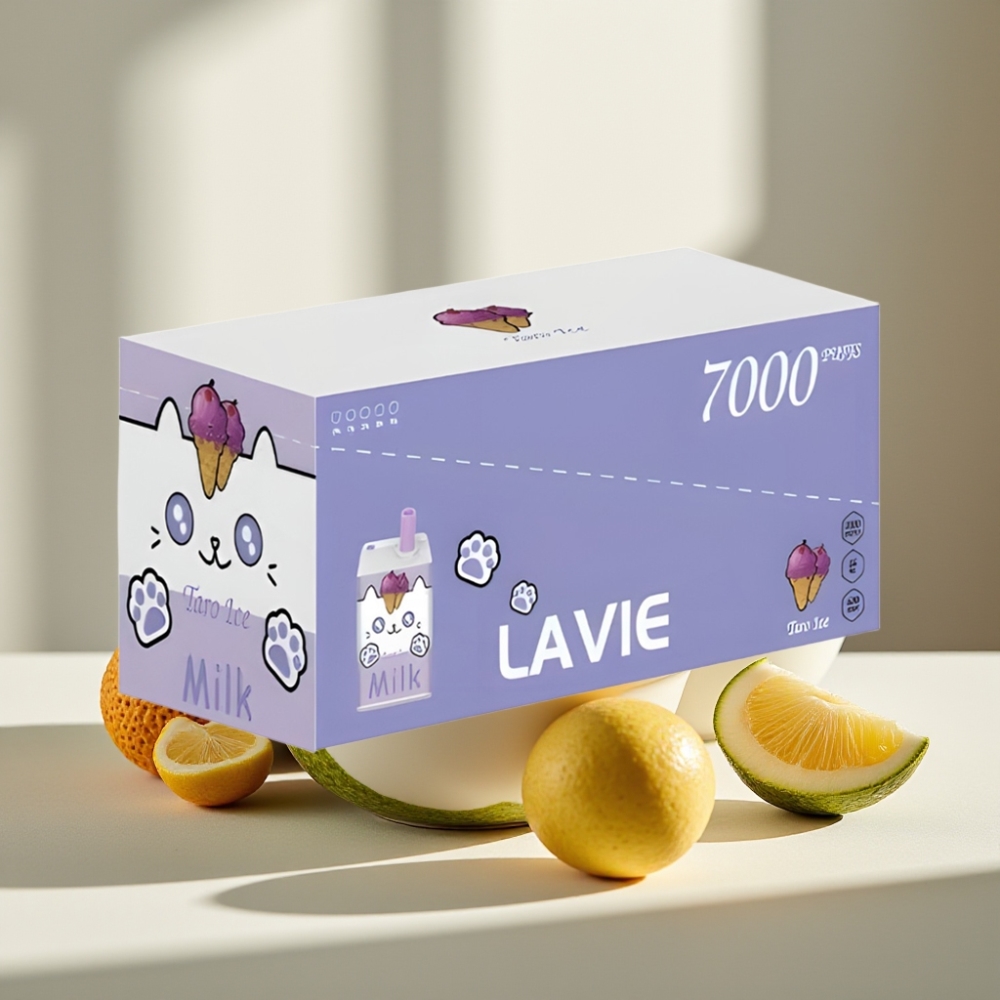 LAVIE Milk 7000 Puffs 16ML 5 Type C Taro Ledas ir Pienas