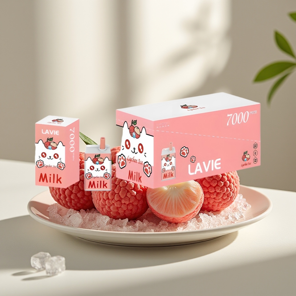 LAVIE Milk 7000 Puffs 16ML 600mAh Lyčiai ledas ir pienas