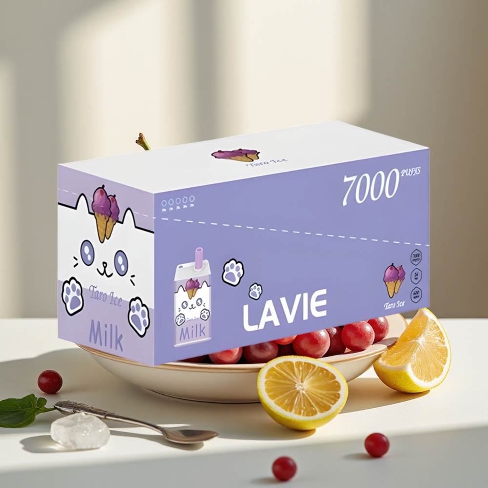LAVIE Milk 7000 Puffs 16ML/600mAh 025 Vynuogių Ledas