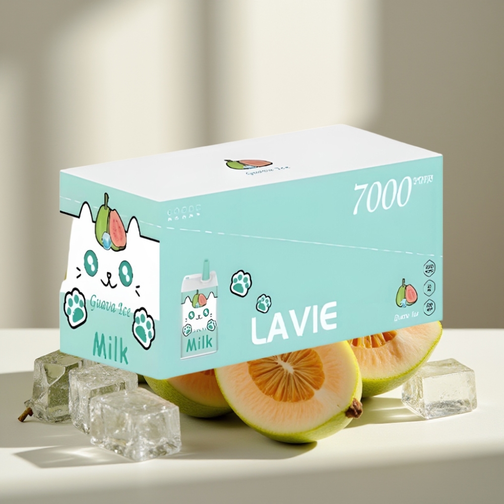 LAVIE Milk 7000 Puffs Gvajaus Ledas 16ML 600mAh Type C