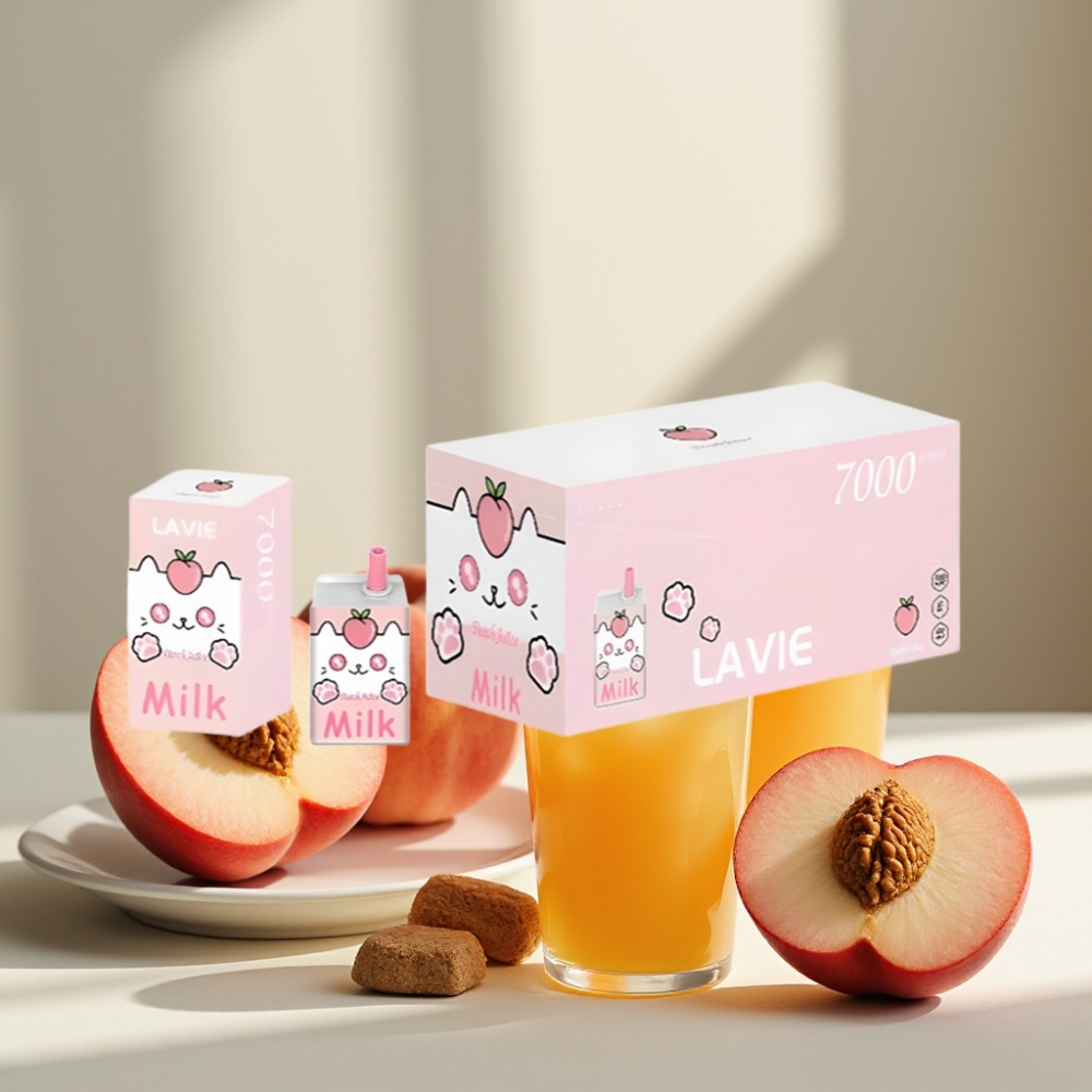 LAVIE Milk 7000 Puffs Persikų Sultys 16ML 5 Type C