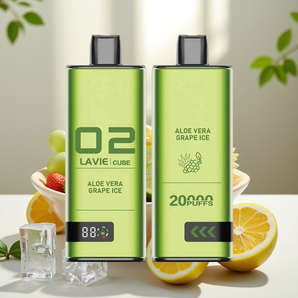 Lavie Cube 20000 Puffs 2/5 28ML Type C Alavijų Vynuogių Ledas