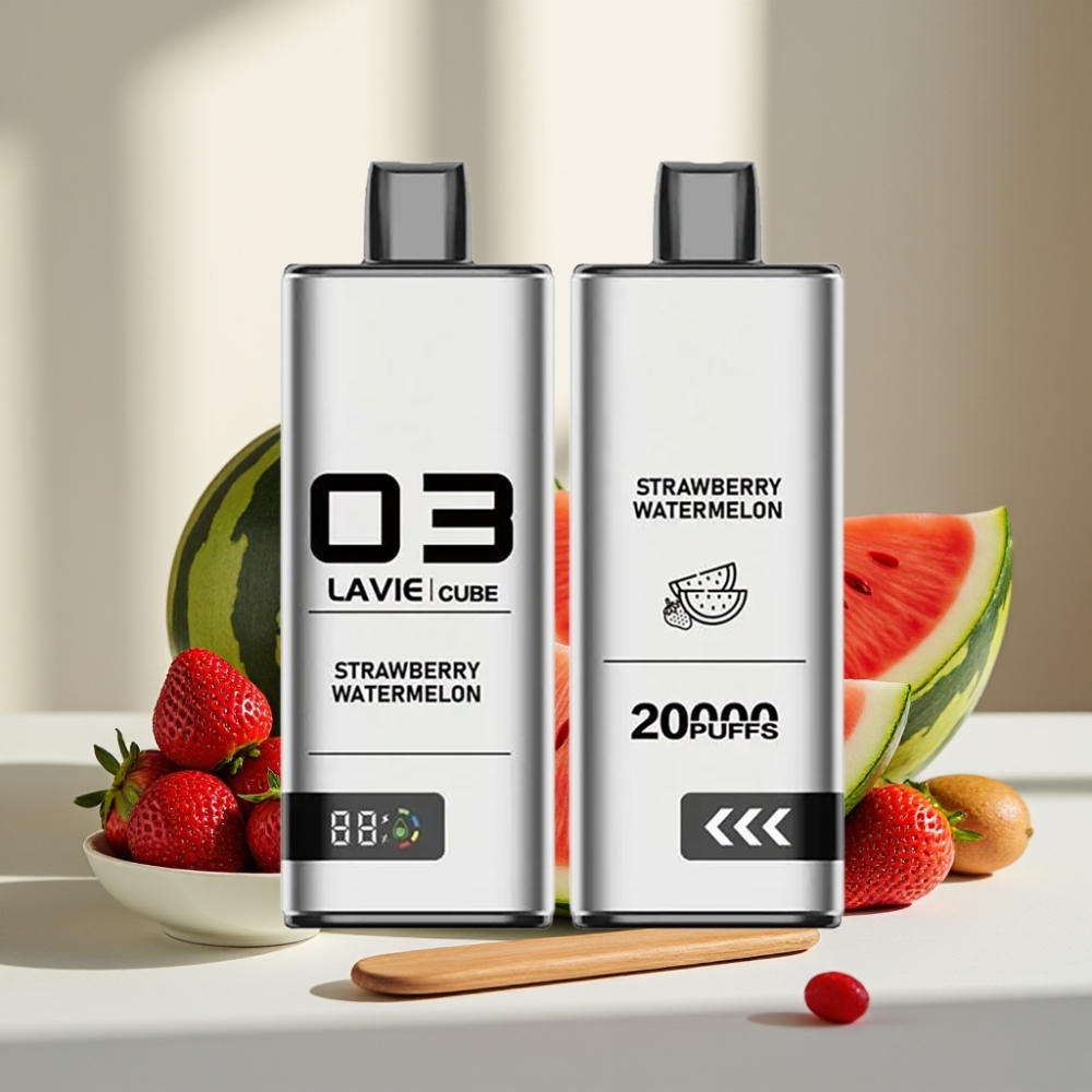 Lavie Cube 20000 Puffs 2/5 28ML Type C Žemuogės Arbūzas