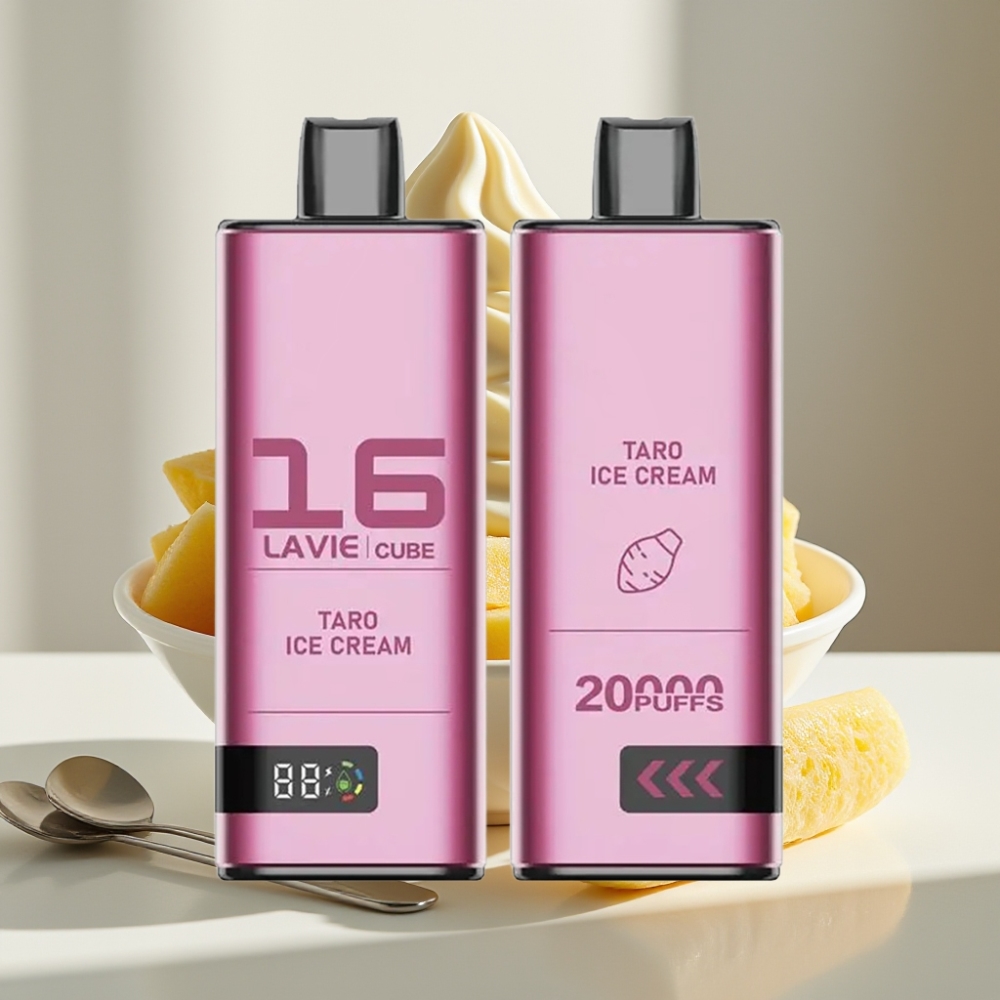 Lavie Cube 20000 Puffs 2/5 28ml 600mAh Type C Tarų Ledų Kremas