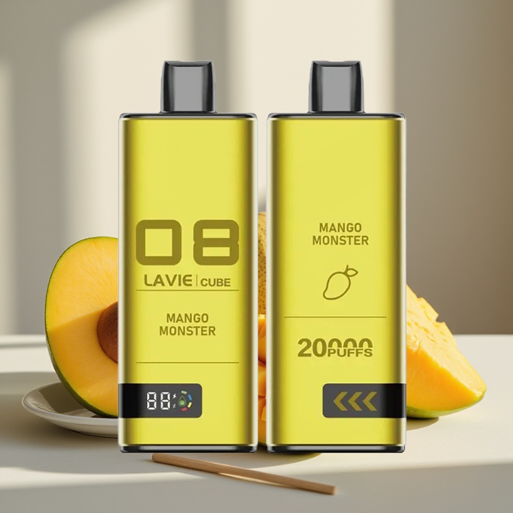 Lavie Cube 20000 Puffs Disposable Vape Mango Monster 28ML 5 Type C