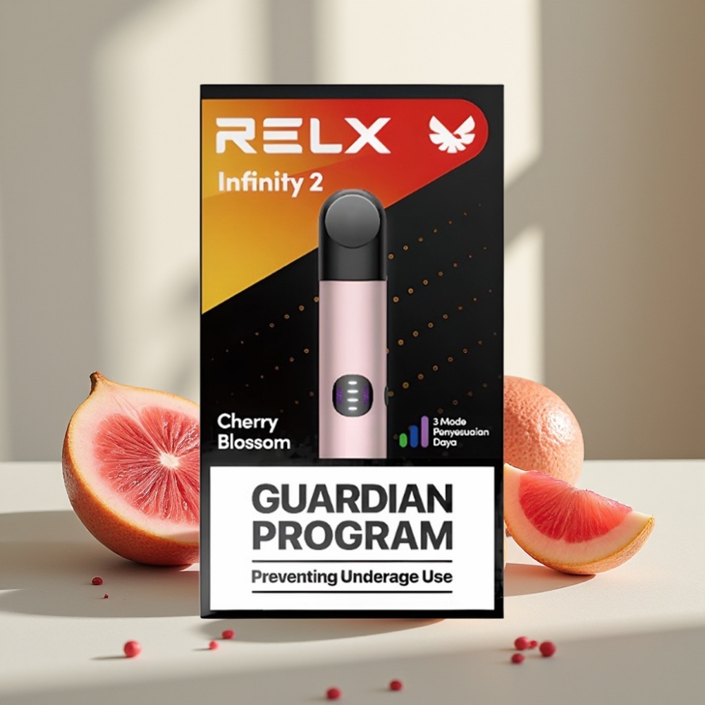 RELX Infinity 2 Rožinė 600-650 užkandžių 19 ml 440mAh USB Type-C