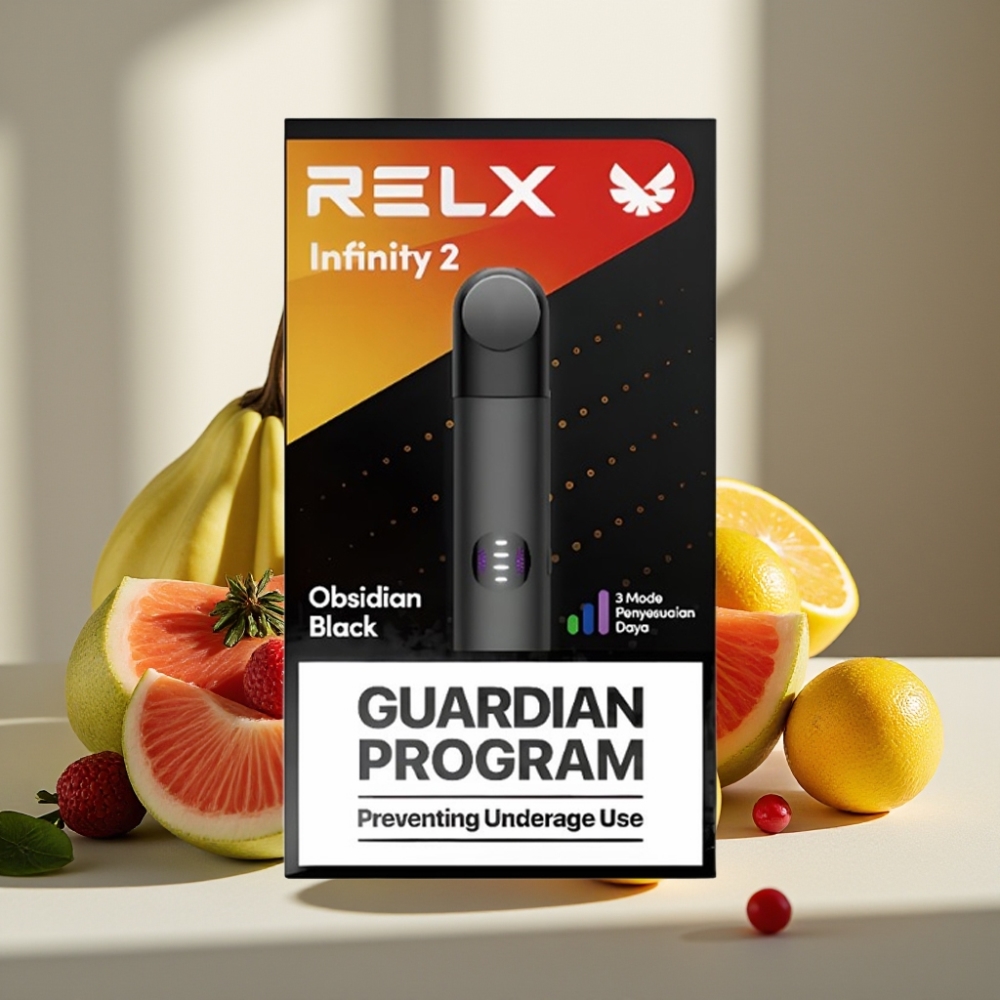 RELX Infinity 2 Tamsusis Asteroidas 650 smūgių 440mAh USB Type-C