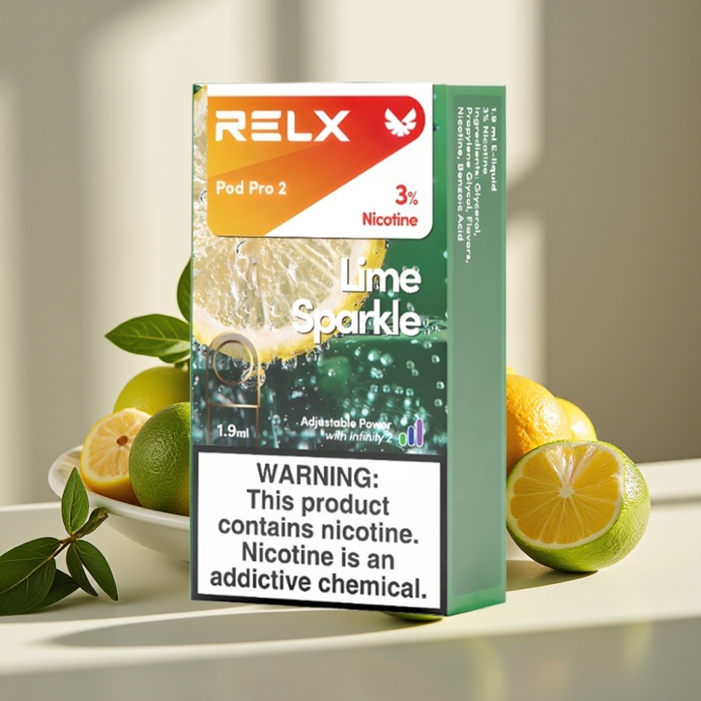 RELX Pod Pro 2 600 puff 3 19ml 2/3 pakuotė Citrinų Kibirkštis