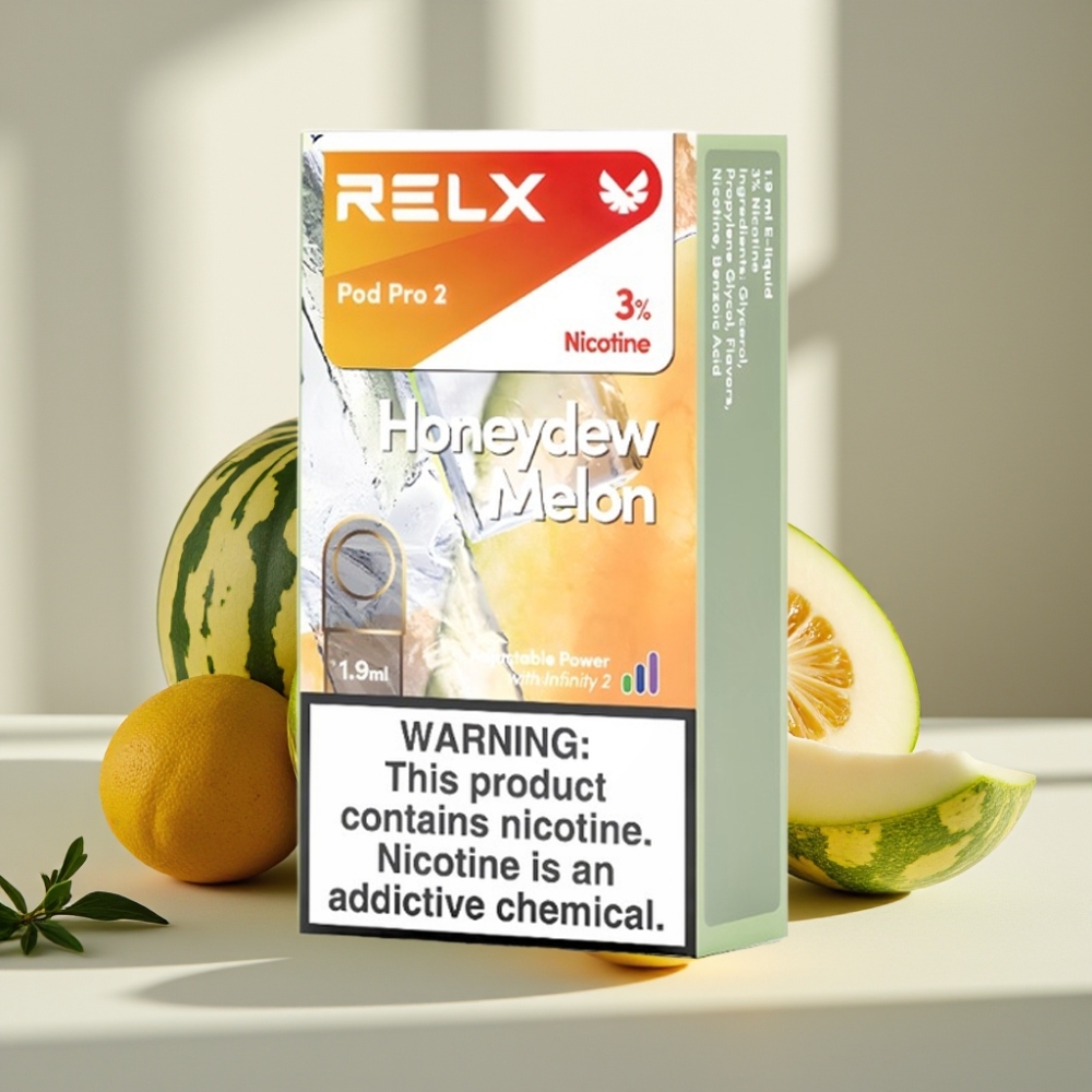 RELX Pod Pro 2 600 puff 3 Nikotino 19ml Melioninis Medus