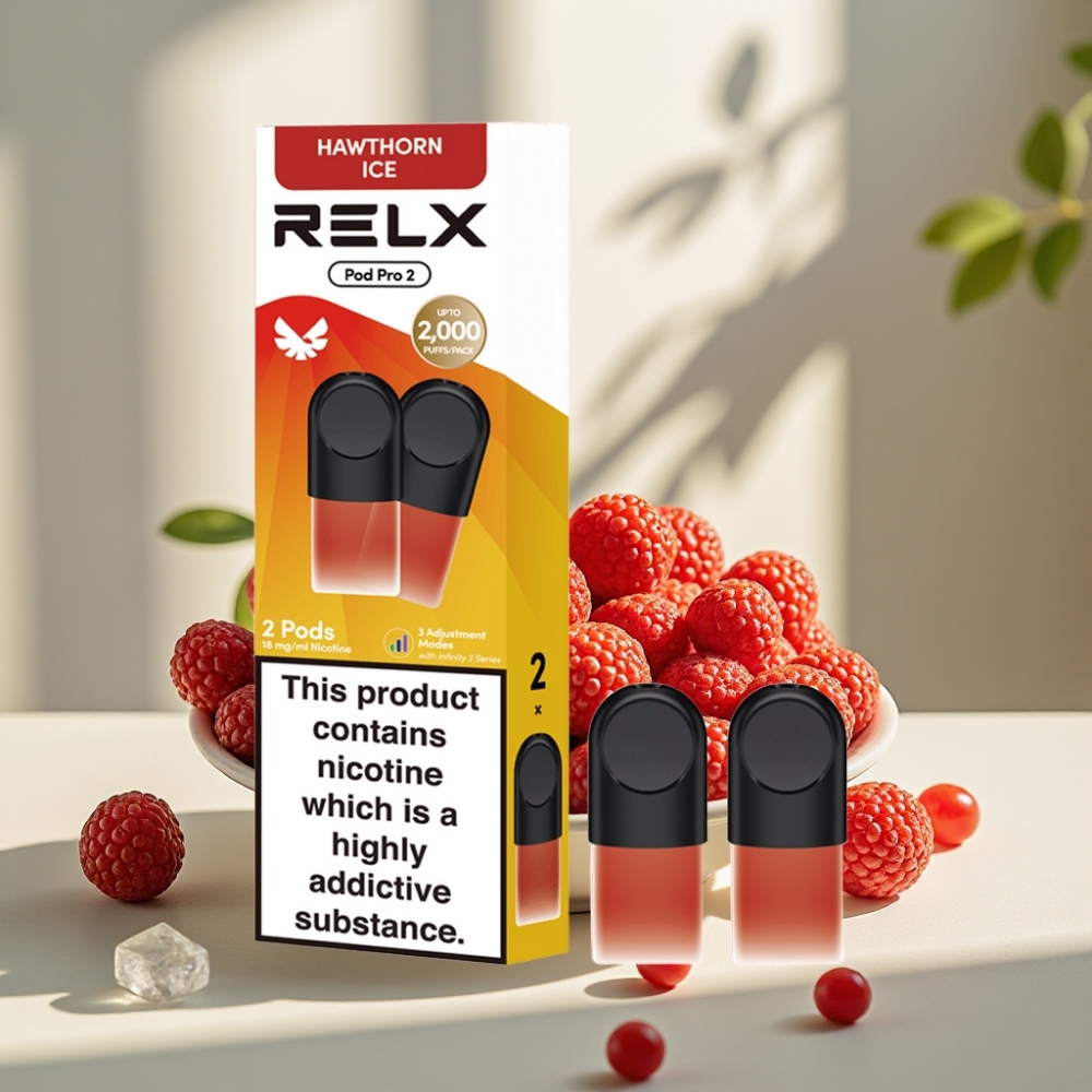 RELX Pod Pro 2 600 pūsų 19ml 3 įtampos režimai Kaštono ledas 18 nikotino
