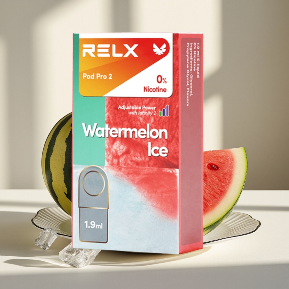 RELX Pod Pro 2 Arbūzas su ledu 600 potūkiai 0 nikotino 19ml