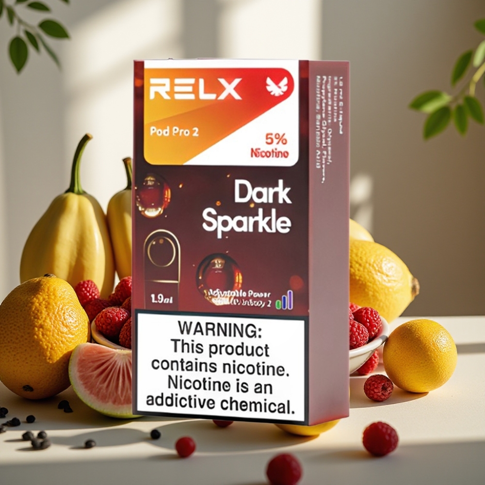RELX Pod Pro 2 Tamsus Žibėjimas 600 smūgių 5 19ml