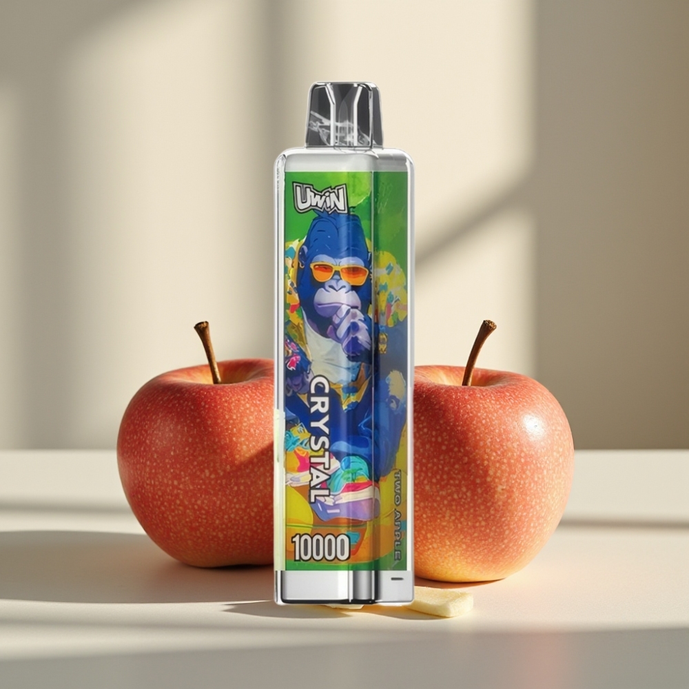 UWIN Crystal 10000 Puffs 18ml 08Ω RGB Dvi Obuoliai