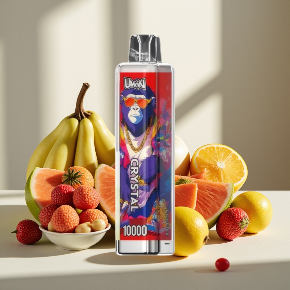 UWIN Crystal 10000 Puffs 18ml 08Ω RGB Meilė 66
