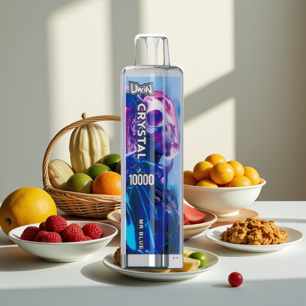 UWIN Crystal 10000 Puffs 18ml 650mAh Type-C Mėlyna