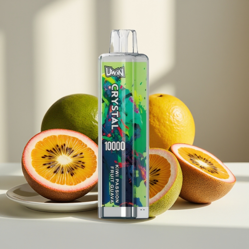 UWIN Crystal 10000 Puffs Kiwi Pasiflora Gvajava 18ml 650mAh Type-C