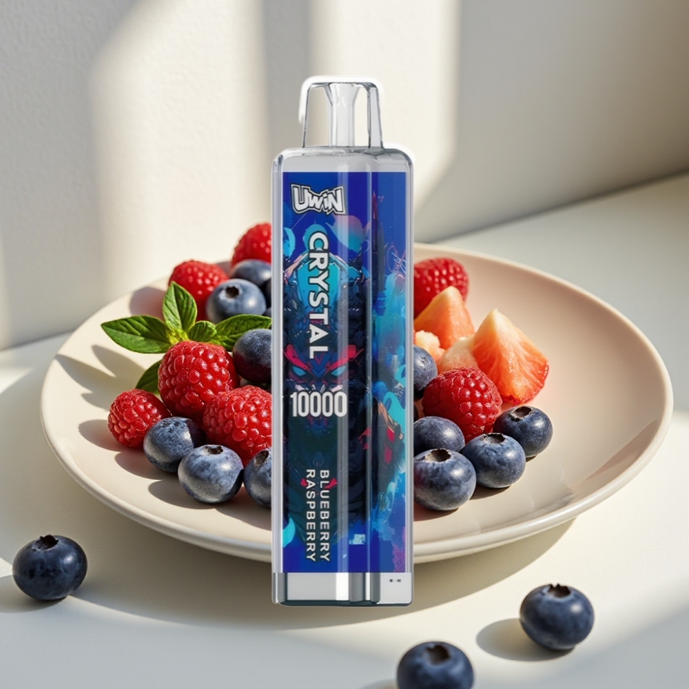 UWIN Crystal 10000 Puffs Mėlynųjų aviečių ir aviečių 18ml 650mAh Type-C