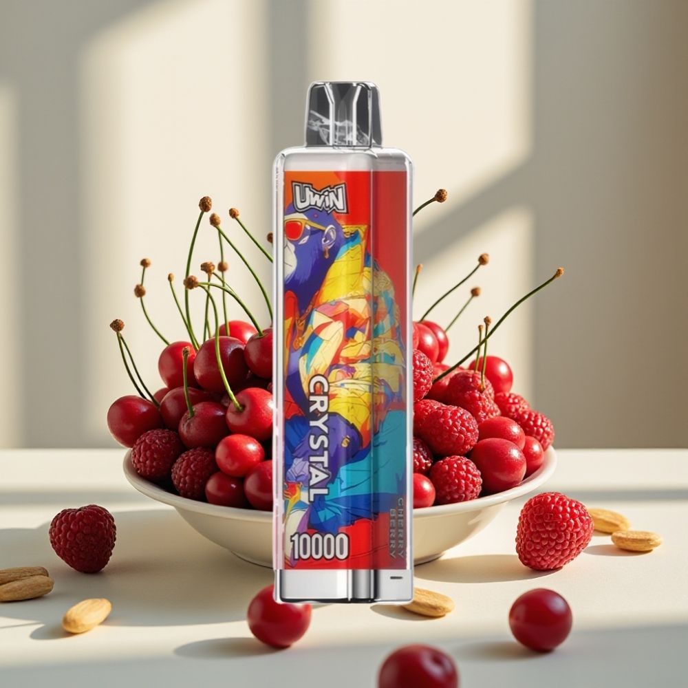 UWIN Crystal 10000 Puffs Vyšnių Uogų 18ml 650mAh 08Ω