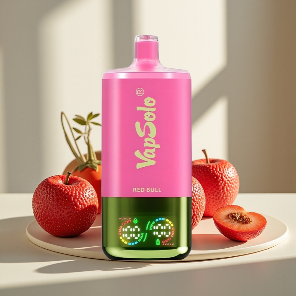 VapSolo Triple 30000 Puffs 40ml 20mg/50mg Type-C Raudonas Jautis
