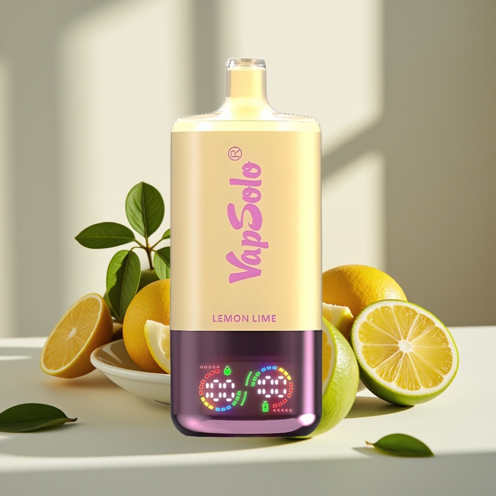 VapSolo Triple 30000 Puffs Citrinų Limonų 40ml 20/50mg 3 bakas Type-C