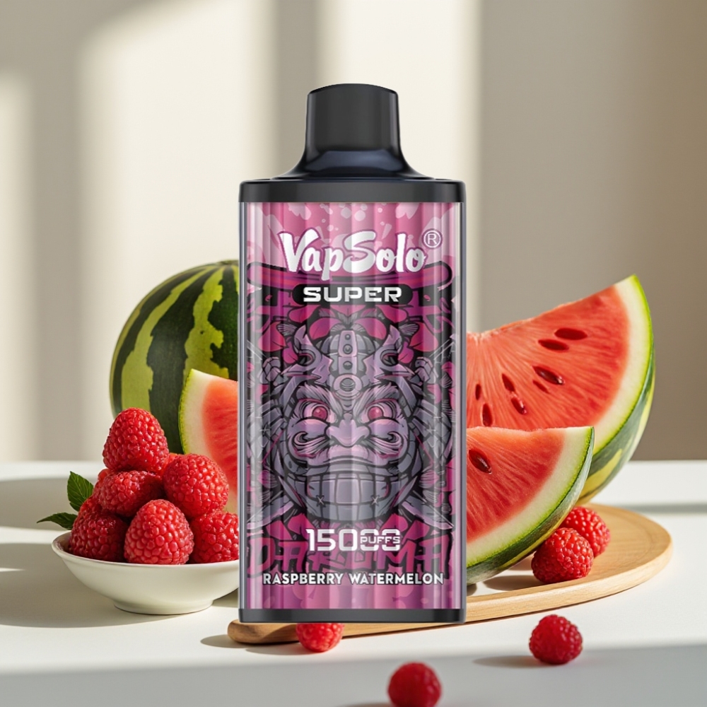 Vapsolo Super 15000 puffs 40ml 850mAh Type-C Avietė Arbūzas