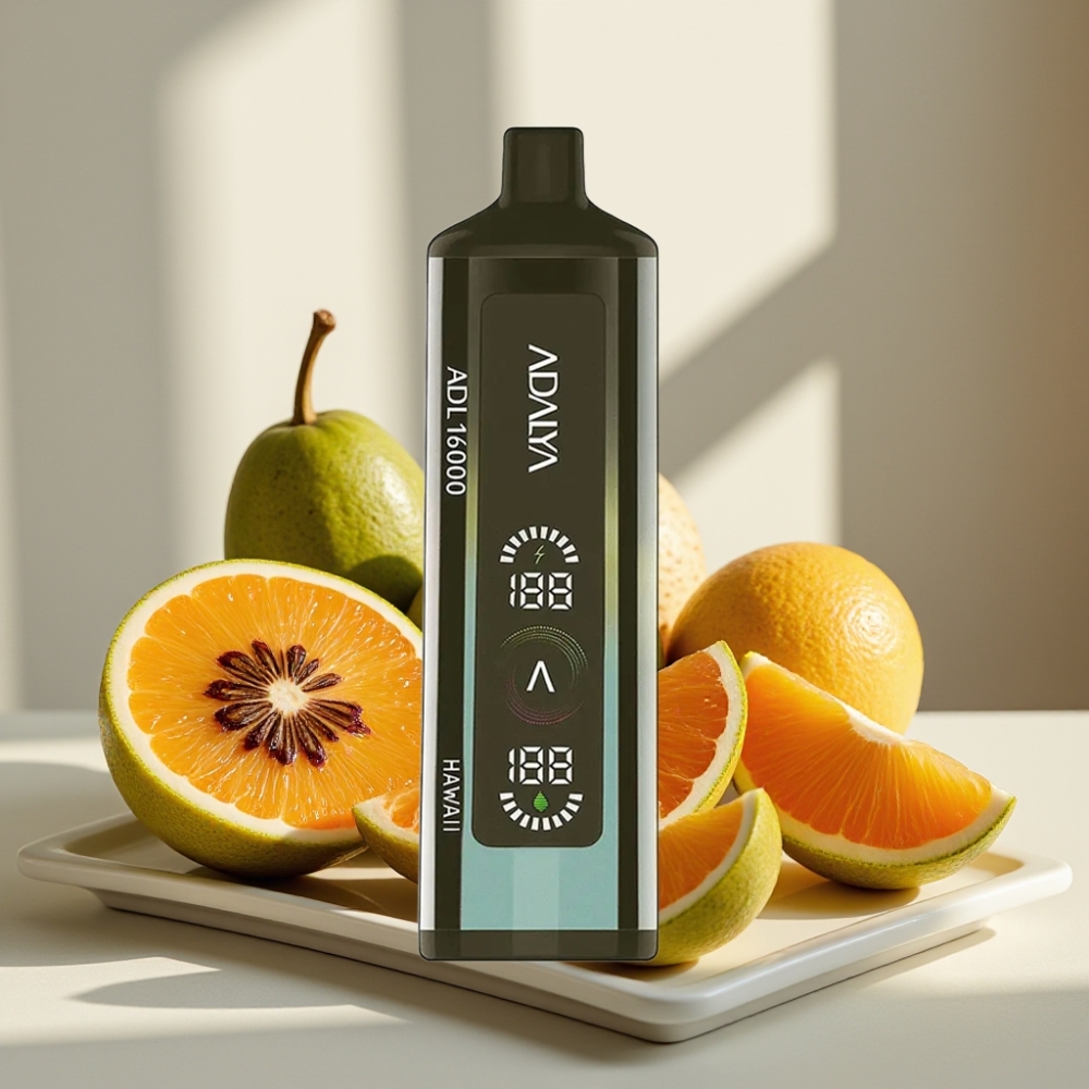 Adalya ADL 16000 PRO Pūkšteliai Hawaii, 25ml, 1000 mAh, USB-C