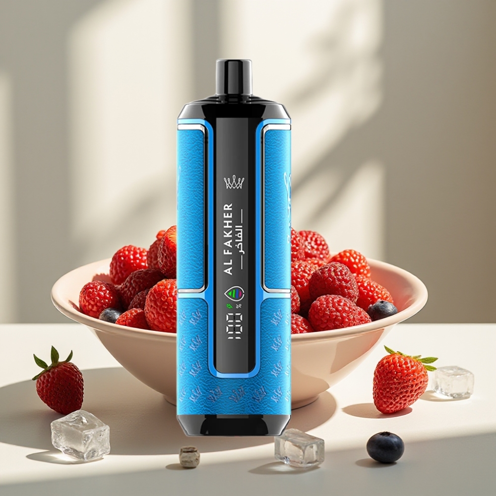 Al Fakher Crown Bar 15K Hypermax Disposable Vape Kit Uogienės Ledas, 22ml, 600mAh