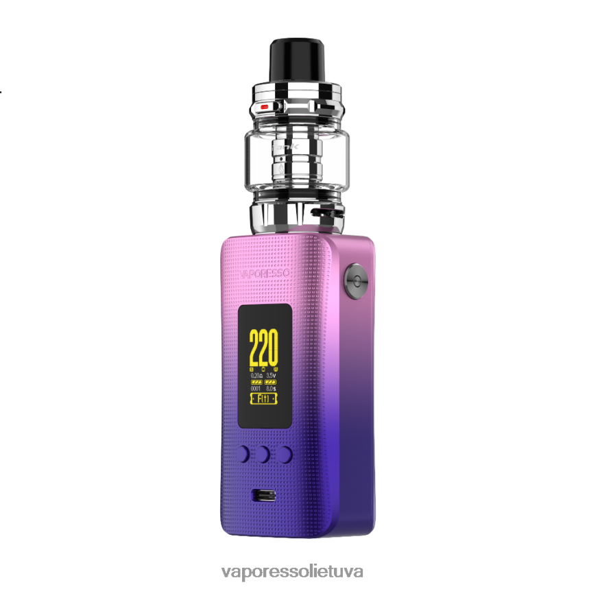 Vaporesso GEN 200 (itank2) neoninė violetinė 8V0J4J144 Vaporesso Vape Price