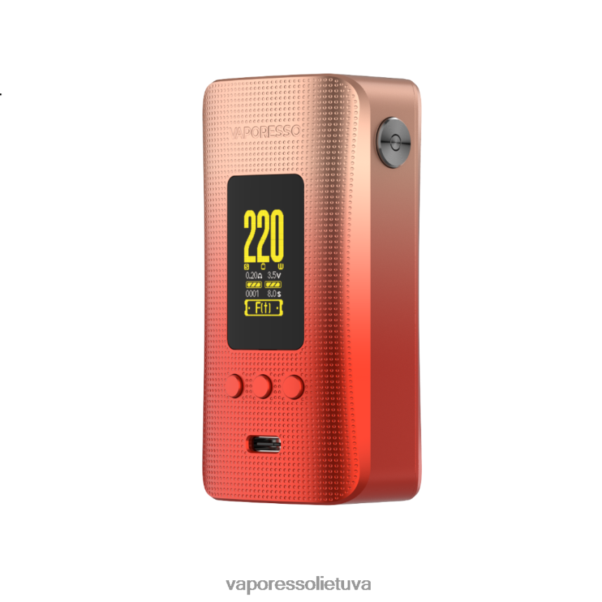 Vaporesso GEN 200 mod neoninės oranžinės spalvos 8V0J4J241 Vaporesso Lietuva