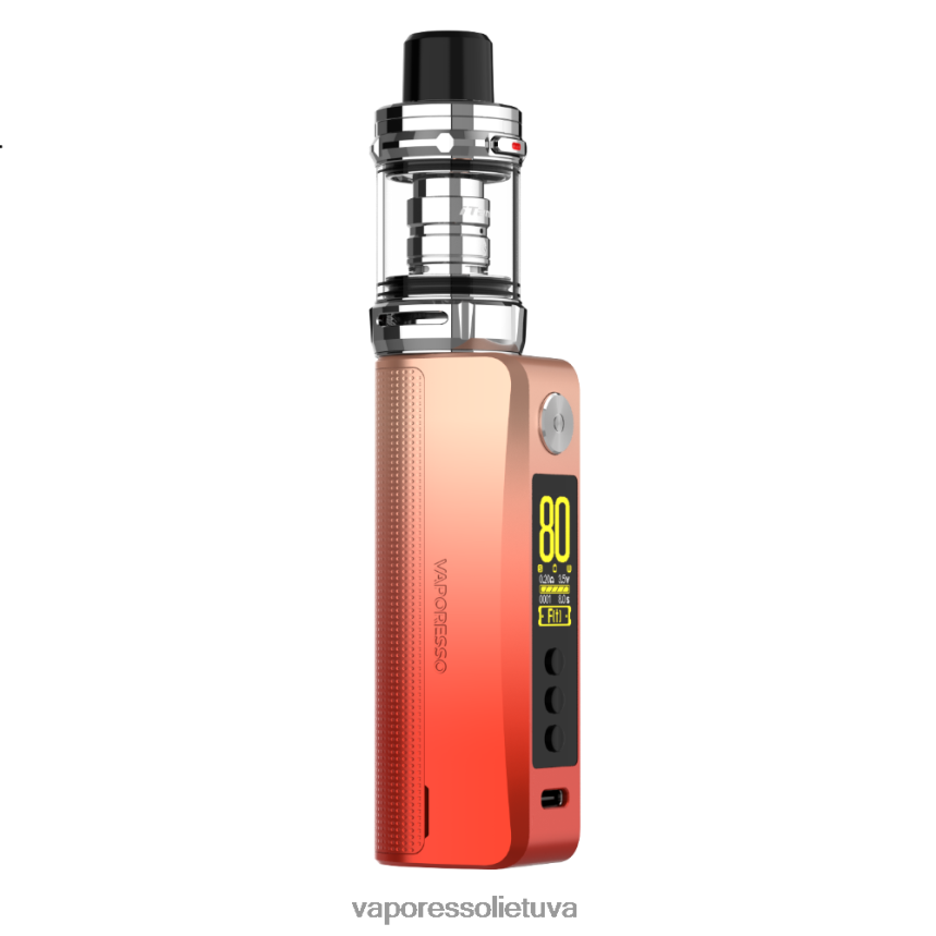 Vaporesso GEN 80-ieji (itank2) neoninės oranžinės spalvos 8V0J4J135 Vaporesso Vape Pen