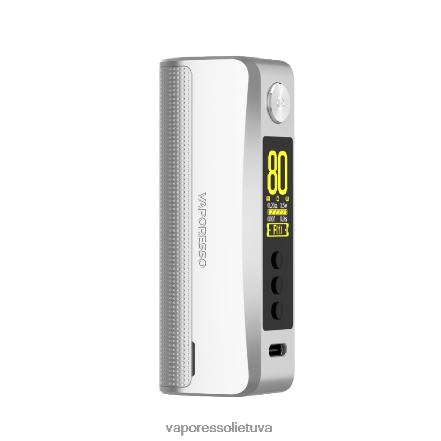 Vaporesso GEN 80-ųjų mod sidabras 8V0J4J238 Vaporesso Vape Instructions